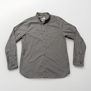 The North Face Button Down Shirt Outdoor Hiking Travel Brown‎ Large